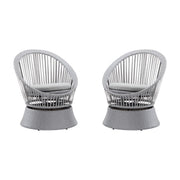 Modern Swivel Wicker Lounge Chair With Round Design - R&R Furniture Gallery (Fountain Valley, CA)