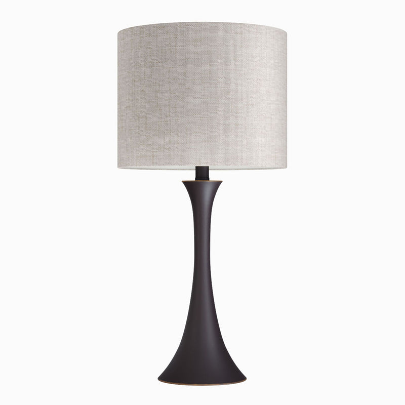 Lumi Source Lenuxe modern table lamp set featuring sleek contemporary design with cylindrical bases and fabric shades, two lamps shown.