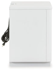 Chalanna - Two Drawer Night Stand - White - R&R Furniture Gallery (Fountain Valley, CA)