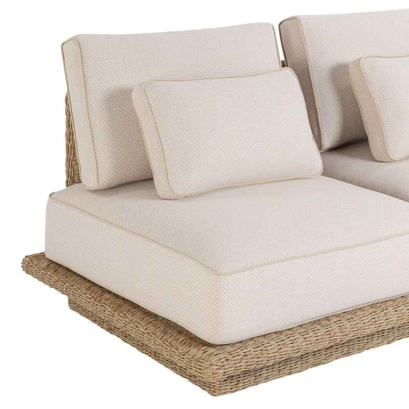 Mora - 96" Outdoor Sofa - Cream - R&R Furniture Gallery (Fountain Valley, CA)