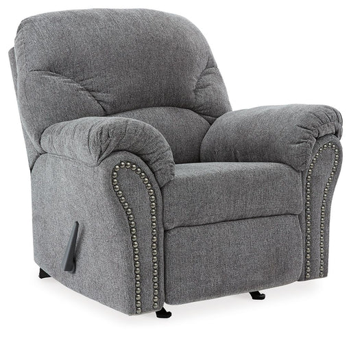 Allmaxx - Rocker Recliner - Pewter - R&R Furniture Gallery (Fountain Valley, CA)