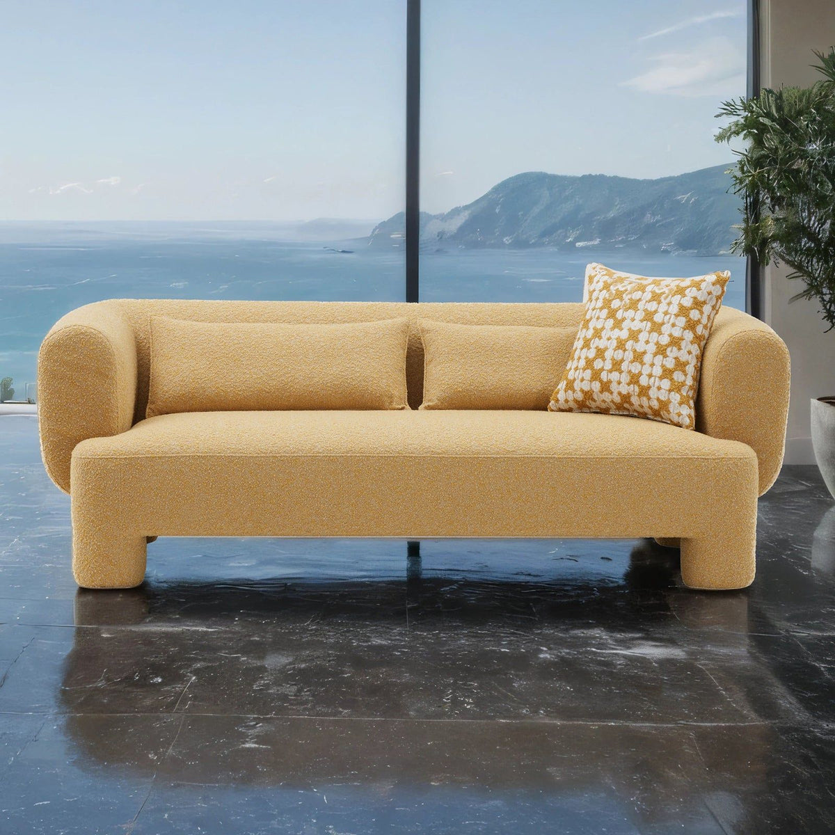 Sofa, Yellow - FM63011YL-SF