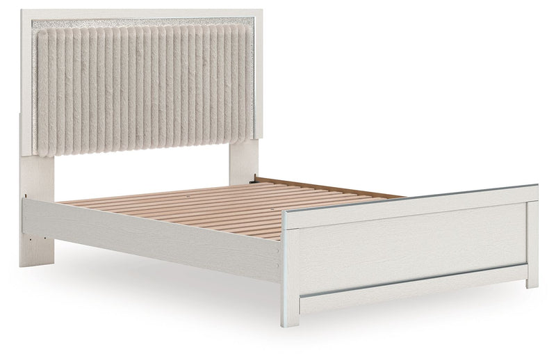 Zuraleus - Upholstered Panel Platform Bed With Roll Slats - R&R Furniture Gallery (Fountain Valley, CA)