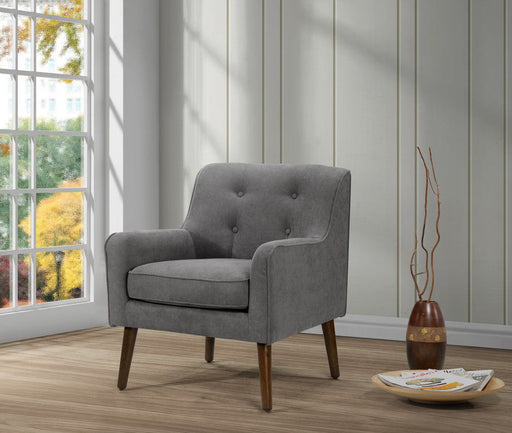 Ryder - Mid Century Modern Woven Fabric Tufted Armchair - R&R Furniture Gallery (Fountain Valley, CA)