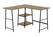 Computer Desk, Home Office, Corner, Storage Shelves, L Shape, Work, Laptop, Contemporary, Modern - R&R Furniture Gallery (Fountain Valley, CA)