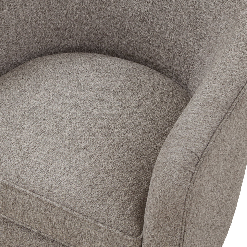 Miramar - Swivel Barrel Chair With Wooden Base - R&R Furniture Gallery (Fountain Valley, CA)