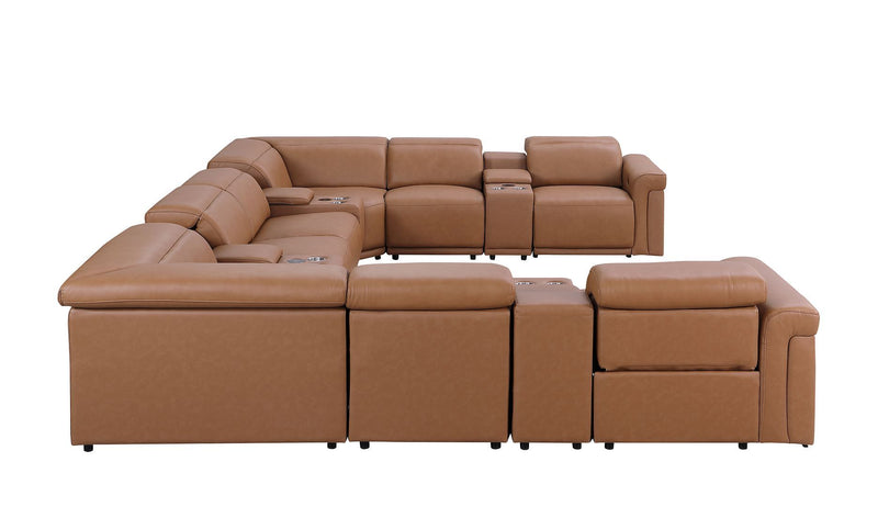 1126 - 12-Piece U-Shaped Sectional Sofa In With 4 Power Recliners & Power Headrests