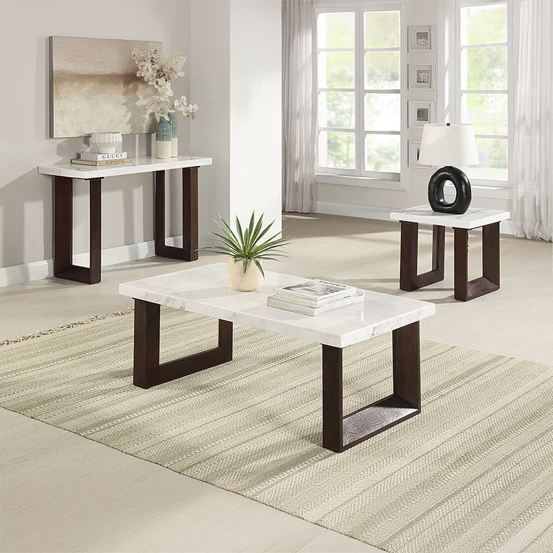 Edwyn - Table With Marble Top - R&R Furniture Gallery (Fountain Valley, CA)