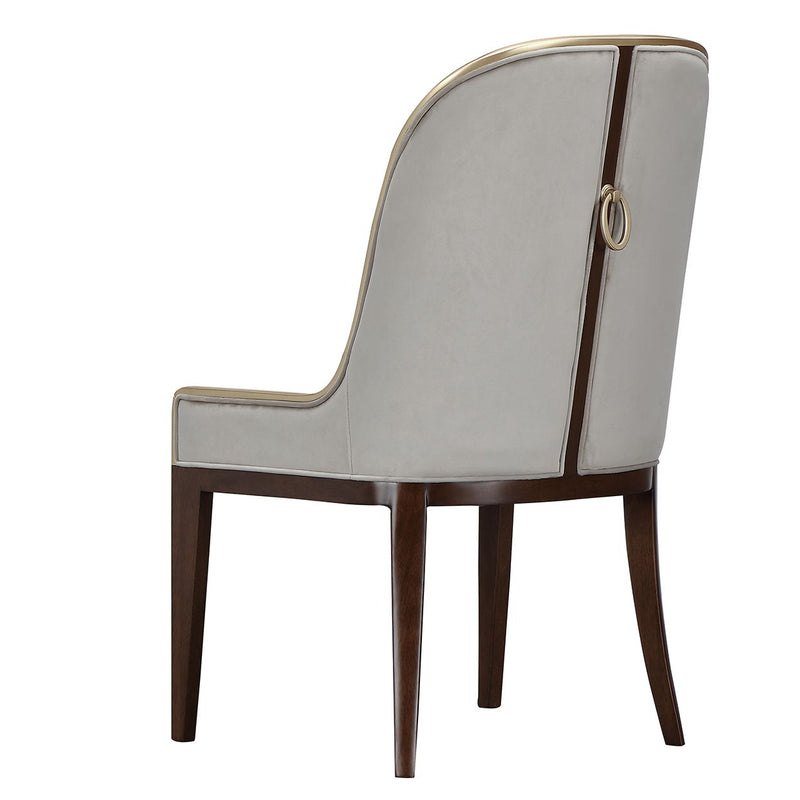 Houston - Dining Side Chair (Set of 2) - Porcini / Walnut - R&R Furniture Gallery (Fountain Valley, CA)