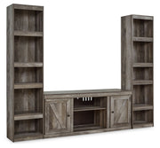 Wynnlow - 3-Piece Entertainment Center - Gray - R&R Furniture Gallery (Fountain Valley, CA)
