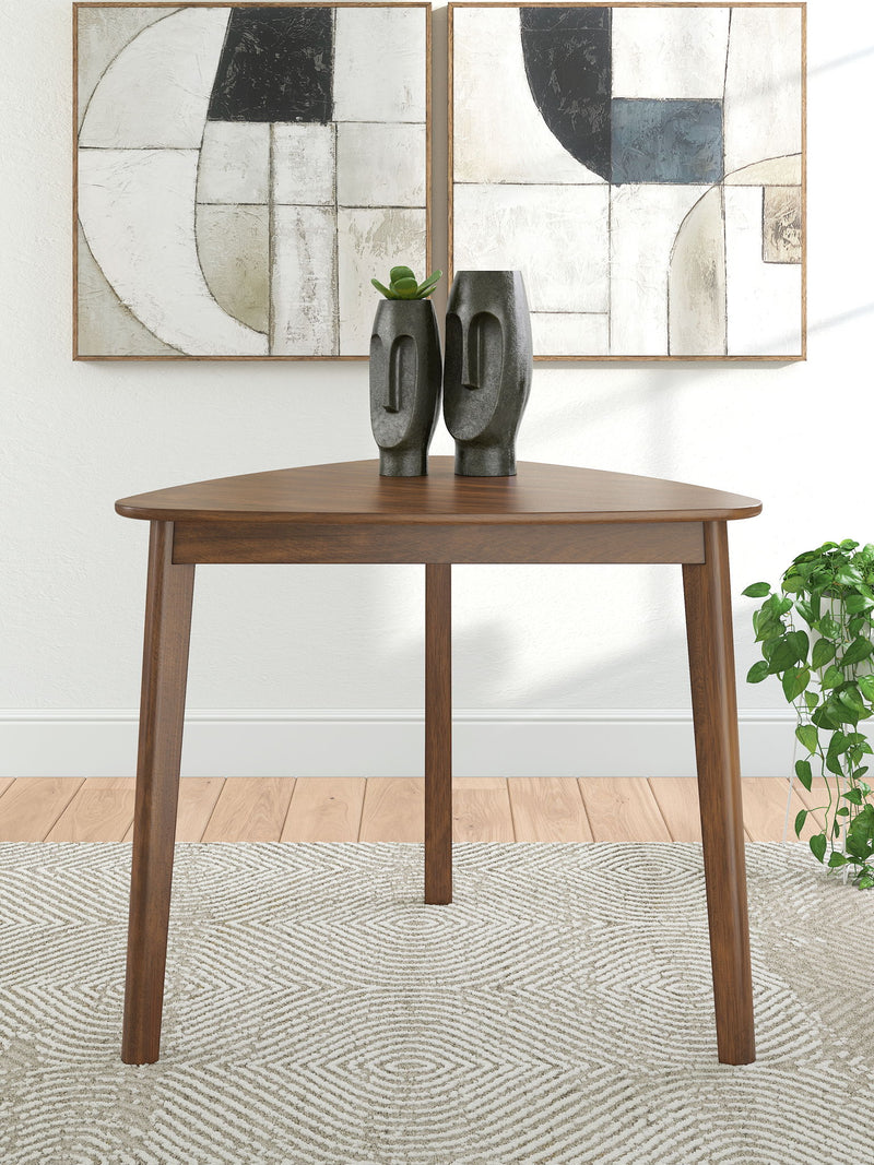 Tameride - Triangle Dining Room Table - Brown - R&R Furniture Gallery (Fountain Valley, CA)