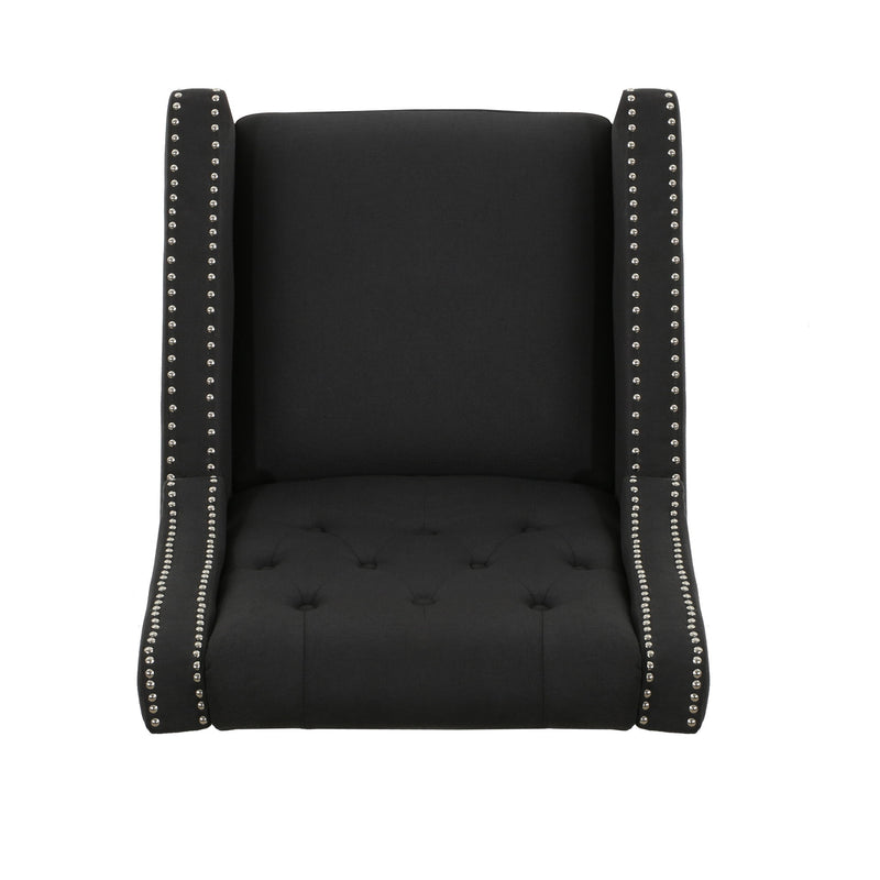 Classic Fabric Push Back Chair - R&R Furniture Gallery (Fountain Valley, CA)
