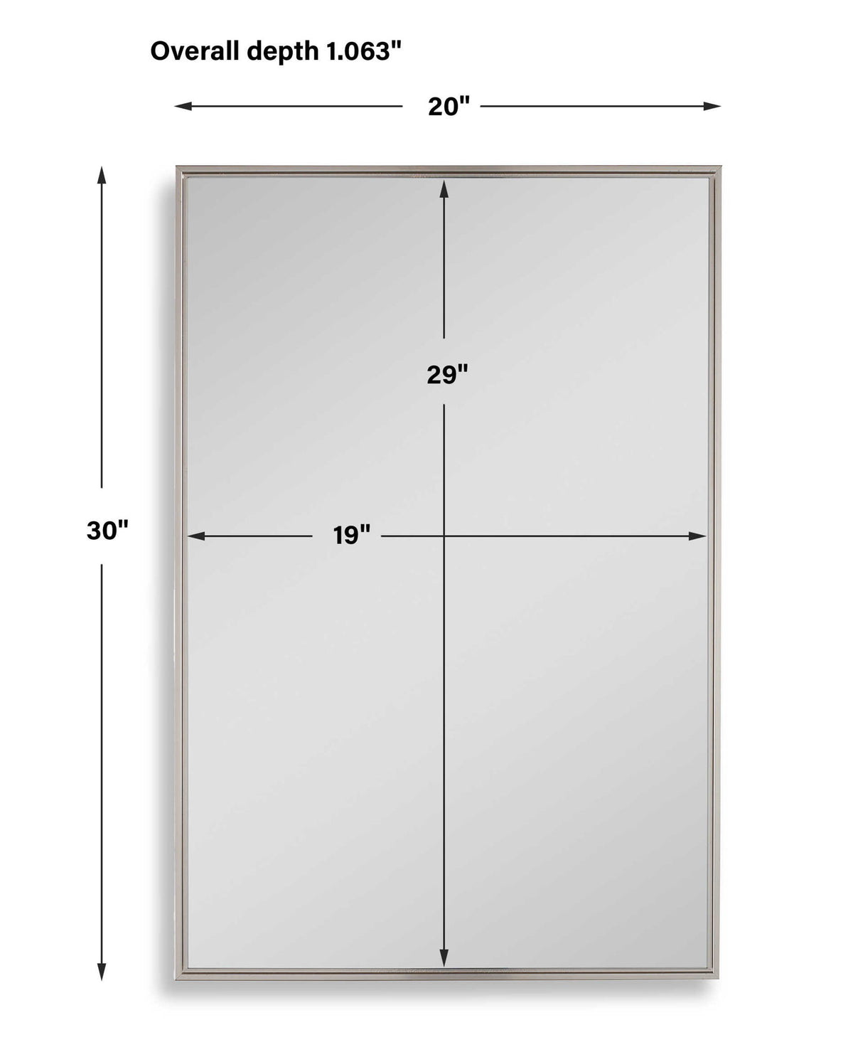 Mirror Vertically Or Horizontall - Warm Silver
