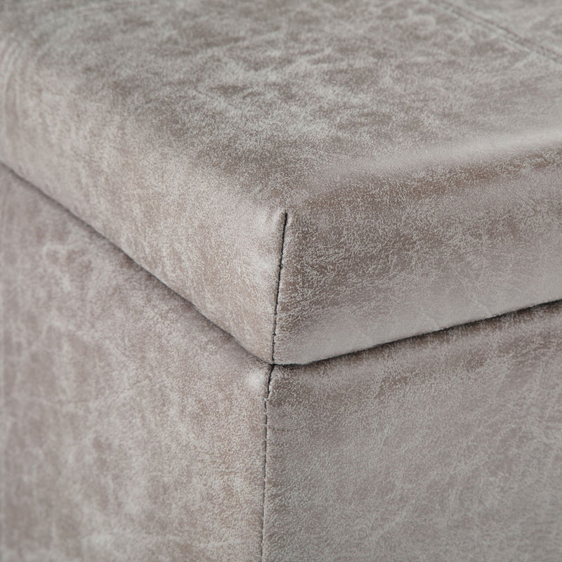 Dover - Upholstered Storage Ottoman Bench - R&R Furniture Gallery (Fountain Valley, CA)