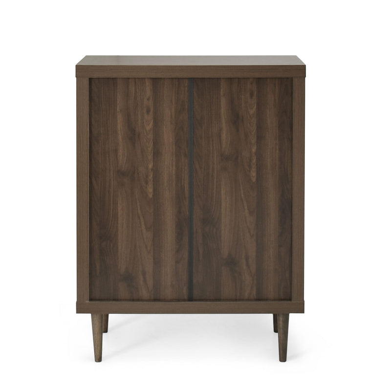 Farhart - Mid Century Modern 4 Drawer Dresser - Walnut - R&R Furniture Gallery (Fountain Valley, CA)