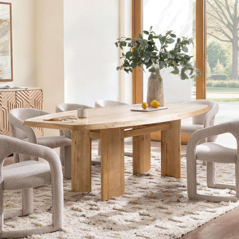 Classic Home Sorento dining table with a wooden surface and sturdy legs, ideal for modern dining rooms.