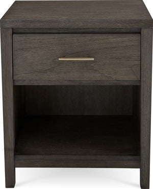 Nevis One Drawer Nightstand in Sharkskin
