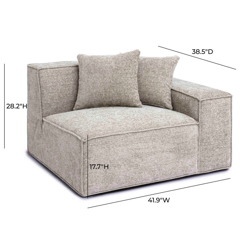 Mindy - RAF Corner Chair - R&R Furniture Gallery (Fountain Valley, CA)