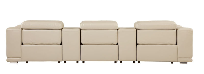 9762 - 5-Piece Modular Power Reclining Sofa And Loveseat Set With 3 Power Recliners In
