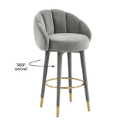 Myla - Swivel Stool - R&R Furniture Gallery (Fountain Valley, CA)