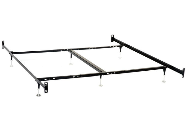 Esme California King Bed Frame Black (Headboard & Footboard)