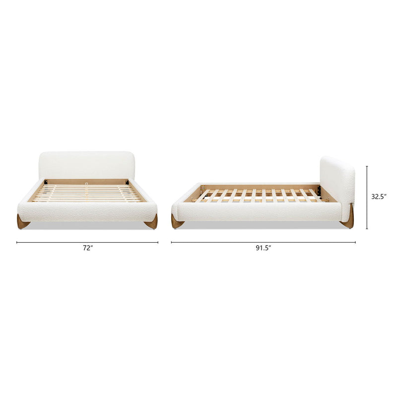 Alpine - Puffy Modern Platform Bed - R&R Furniture Gallery (Fountain Valley, CA)