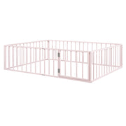 Metal Floor Bed Frame With Fence And Door - R&R Furniture Gallery (Fountain Valley, CA)