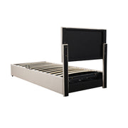 Upholstered Platform Bed With A Hydraulic Storage System - R&R Furniture Gallery (Fountain Valley, CA)