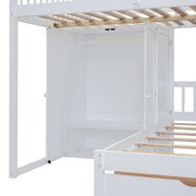 Bunk Bed With Wardrobe, Drawers - R&R Furniture Gallery (Fountain Valley, CA)