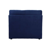 Crosby - Modular Armless Chair - Blue Fabric - R&R Furniture Gallery (Fountain Valley, CA)