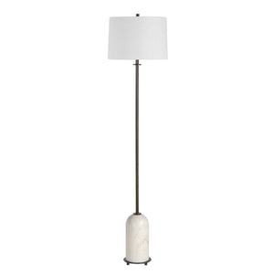 Floor Lamp - Dark Bronze / White