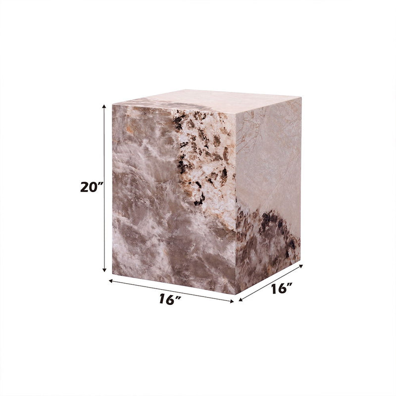 Fultan - End Table - Engineered Stone - R&R Furniture Gallery (Fountain Valley, CA)