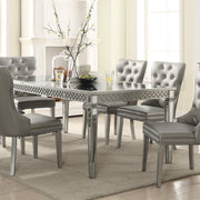 Kacela - Dining Table - Mirrored & Champagne - R&R Furniture Gallery (Fountain Valley, CA)