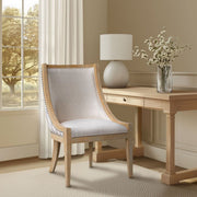 Upholstered Dining Chair With Nailhead Trim - R&R Furniture Gallery (Fountain Valley, CA)