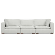 Handcrafted Jasmine stationary sofa by Simpli-Home featuring plush cushions and elegant fabric upholstery.