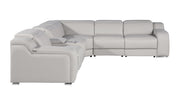 1116 - Power Reclining Italian Leather Sectional - R&R Furniture Gallery (Fountain Valley, CA)