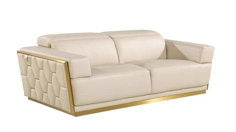 1111 - Leather Living Room Set - R&R Furniture Gallery (Fountain Valley, CA)