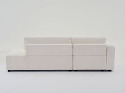 Urban Retreats Jessica Lamb Wool Sectional Sofa with chaise, plush cushions and versatile configuration in a modern living room setting.