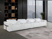 1126 - 7-Piece Modular Power Reclining Sofa In With 4 Power Recliners & Power Headrests - R&R Furniture Gallery (Fountain Valley, CA)