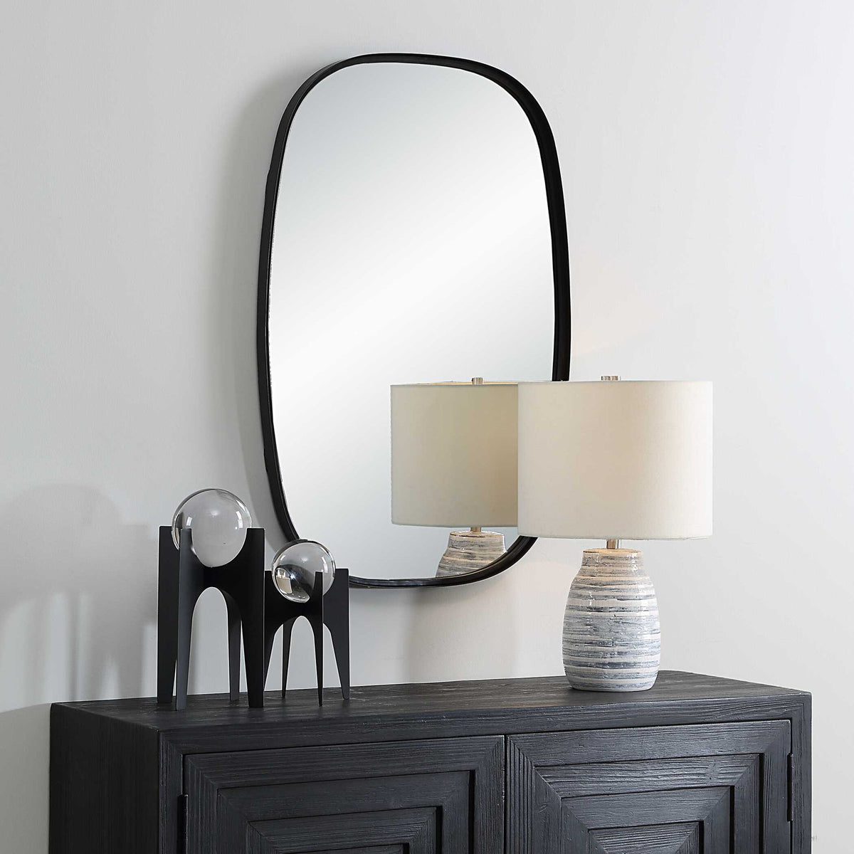 33.63" Mirror - Black