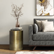 Corbin - Handcrafted Metal Side Table - R&R Furniture Gallery (Fountain Valley, CA)