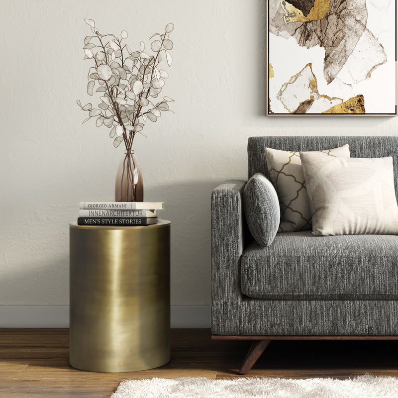 Corbin - Handcrafted Metal Side Table - R&R Furniture Gallery (Fountain Valley, CA)