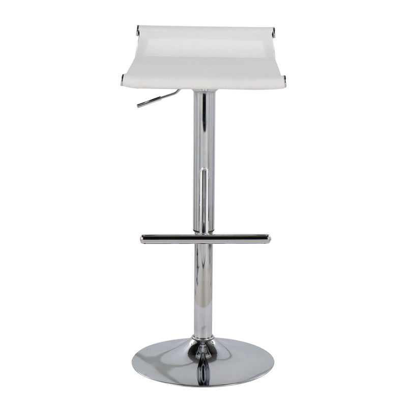 Lumi Source Mirage Ale contemporary adjustable bar stool with sleek design and adjustable height, ideal for modern kitchen or bar area.