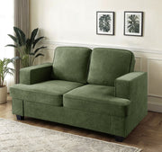 Modern Loveseat, Comfortable 2 Seater Couch With Deep Seating, Loose Back Cushions, Wide Arms - R&R Furniture Gallery (Fountain Valley, CA)