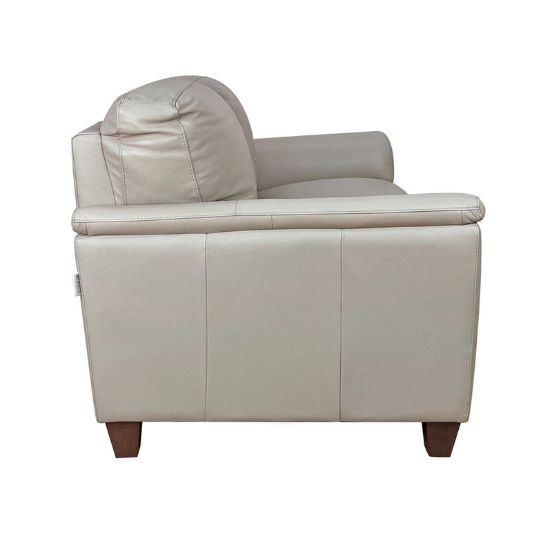 Pacific Palisades - Loveseat - Beige Leather - R&R Furniture Gallery (Fountain Valley, CA)