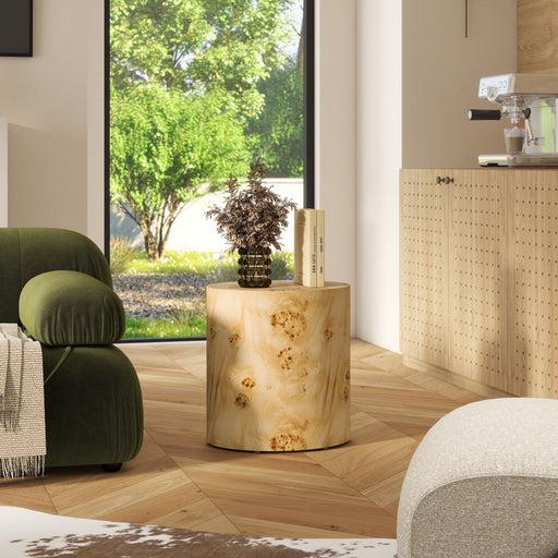 Nebula - Accent Oval Pillar Side Table - R&R Furniture Gallery (Fountain Valley, CA)