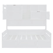 Daybed With All-In-One Cabinet And Shelf - R&R Furniture Gallery (Fountain Valley, CA)
