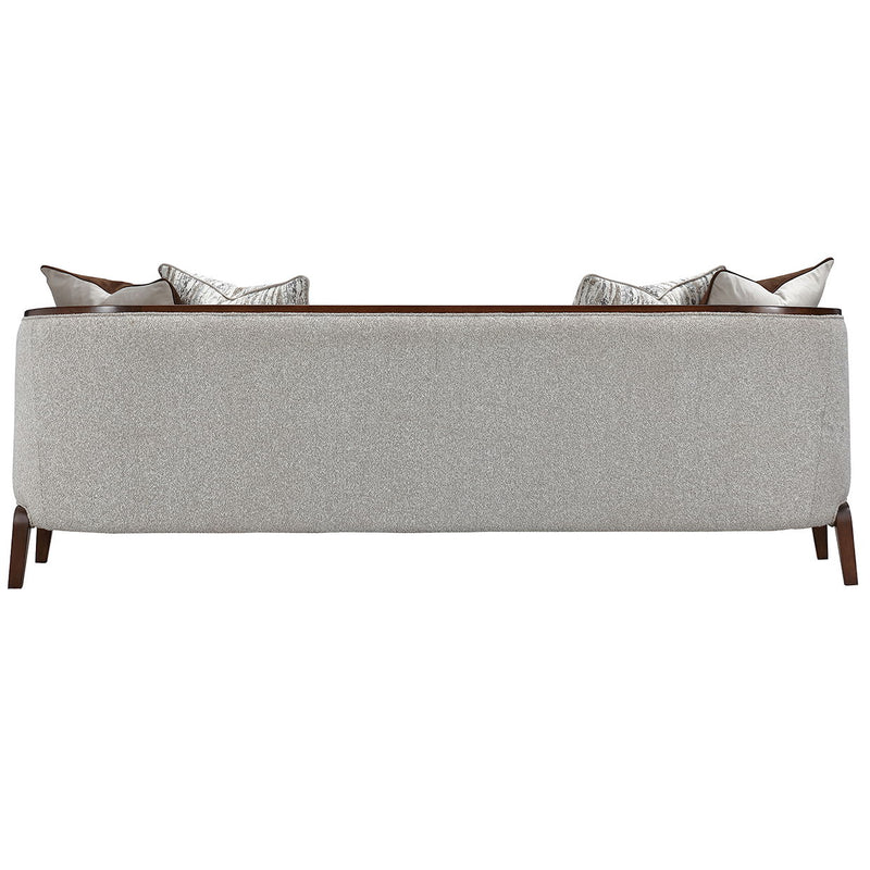 Houston - Sofa - Pebble / Walnut - R&R Furniture Gallery (Fountain Valley, CA)