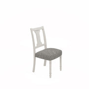 Tannen - Dining Side Chair (Set of 2) - White And Gray - R&R Furniture Gallery (Fountain Valley, CA)