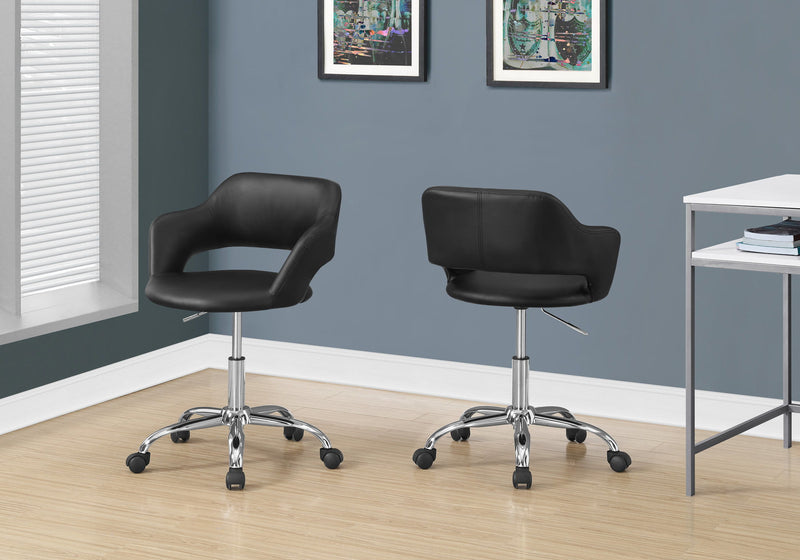 Office Chair, Adjustable Height, Swivel, Ergonomic, Armrests, Contemporary - R&R Furniture Gallery (Fountain Valley, CA)